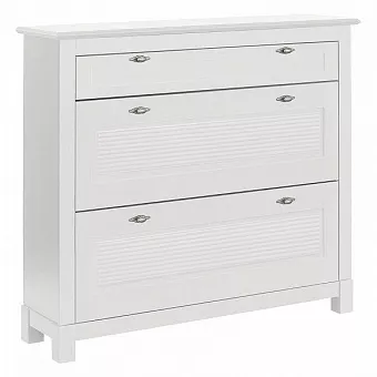 Тумба под обувь Рауна 21 Белый воск купить в Москве - фото №1