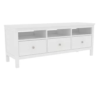 Тумба ТВ Кантри-03 Белый лак купить в Москве - фото №1