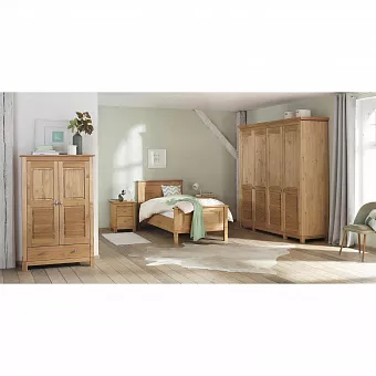 Набор мебели для спальни Рауна 2 (90х200) Бейц/масло купить в Москве - фото №1