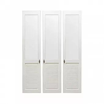 Комплект дверей к стеллажу Рауна 30 Белый воск купить в Москве - фото №1