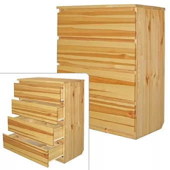 Комод Колка 81/4 (4 ящика, широкий) купить в Москве - фото №1