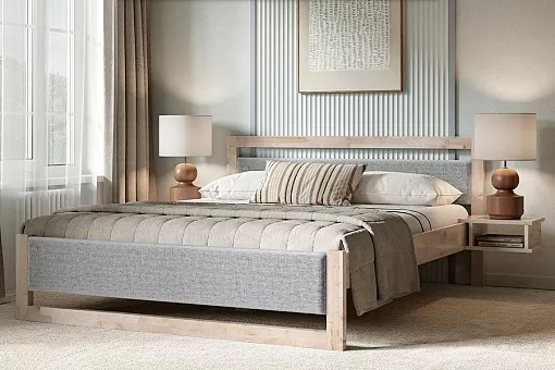 Кровать двуспальная Монреаль ECOWood купить в Москве - фото №1