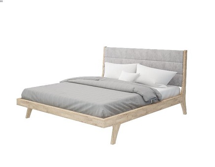 Кровать односпальная Верона 2 из массива дуба купить в Москве - фото №1