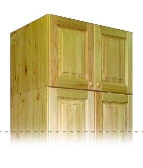 Антресольная секция 2-х дверная Оскар купить в Москве - фото №1