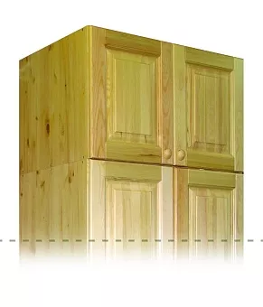 Антресольная секция 2-х дверная Оскар купить в Москве - фото №1