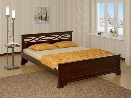 Кровать двуспальная "Лира" купить в Москве - фото №1