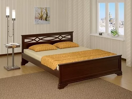 Кровать двуспальная "Лира" купить в Москве - фото №1