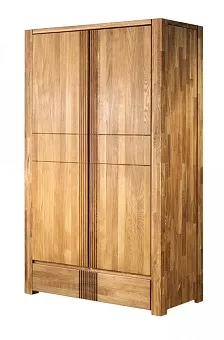 Шкаф "Валенсия",2-х дверный, дуб массив купить в Москве - фото №1