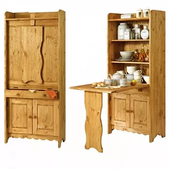 Стол пастуха шкаф - стол с откидывающейся крышкой TABLE de BERGER купить в Москве - фото №1