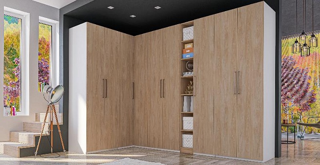 Набор мебели для спальни Отис П3 ЛДСП (Дуб Прованс) купить в Москве - фото №1