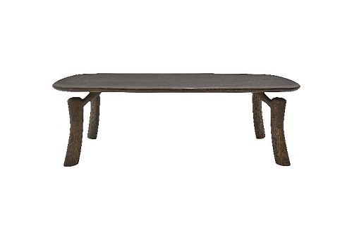 Стол Ронда с ножками под углом массив дуба купить в Москве - фото №1