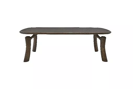 Стол Ронда с ножками под углом массив дуба купить в Москве - фото №1