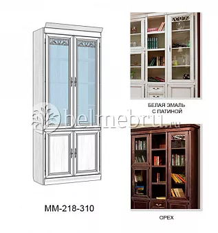 Шкаф комбинированный Оскар ММ-218-310 купить в Москве - фото №1