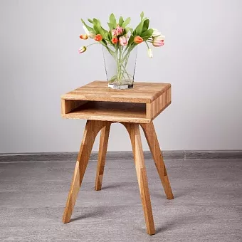 Тумба прикроватная Португалия 1 из массива дуба купить в Москве - фото №1