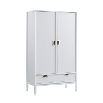 Шкаф 2х дверный Бридж белый лак купить в Москве - фото №1