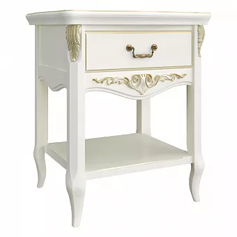Прикроватная тумба 1 ящик Romantic Gold art. R149g купить в Москве - фото №1