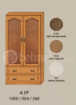 Модульная прихожая Вилия-М Шкаф комбинированный №4.1 Р купить в Москве - фото №1