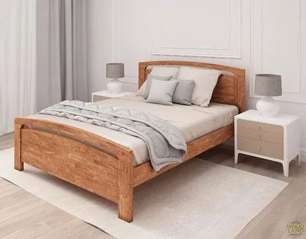 Кровать детская Берн из массива дуба купить в Москве - фото №1