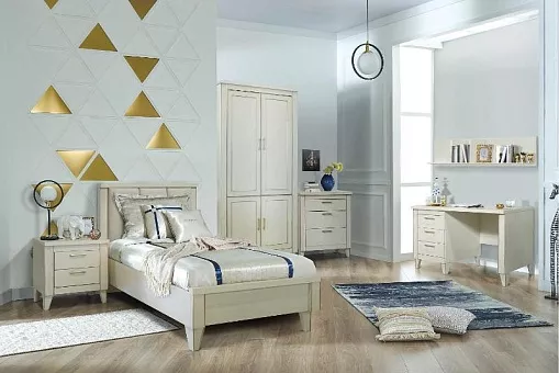 Набор мебели для детской Амадей (Античная темпера с золочением) купить в Москве - фото №1