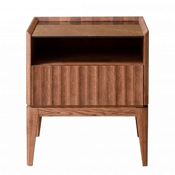 Тумба прикроватная Патриция (стекло) купить в Москве - фото №1