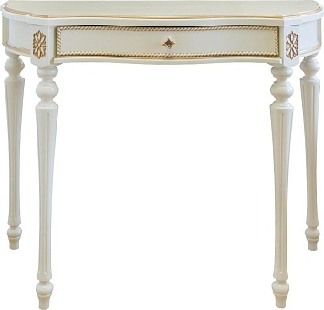 Стол-консоль П 613.09 слоновая кость (с зол., с сер.) купить в Москве - фото №1