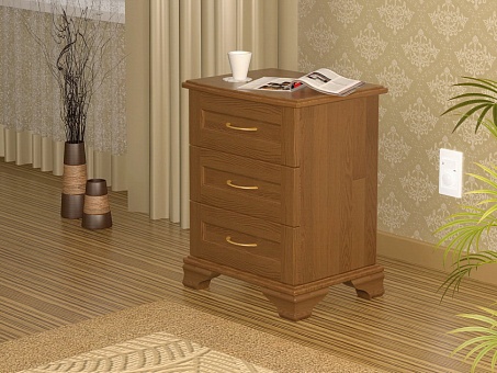 Тумбочка "Лира" 3 ящика купить в Москве - фото №1