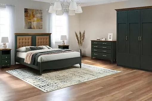 Набор мебели для спальни Кармен Прованс (Грин+дуб рустикаль) купить в Москве - фото №1