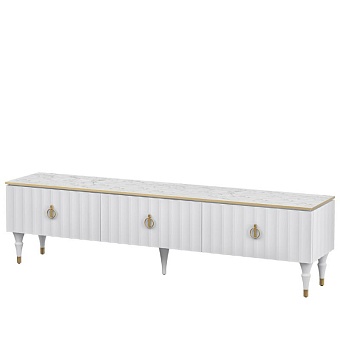 Тумба Лоренсо МН-043-06 (МН-043-07) Белый купить в Москве - фото №1