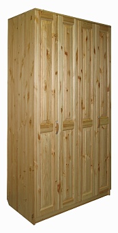 Шкаф четырехдверный для платья  Герман-4  двери гармошкой купить в Москве - фото №1