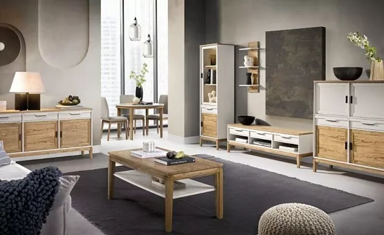 Набор мебели для гостиной Гранада (Белый воск/ Антик №24) купить в Москве - фото №1