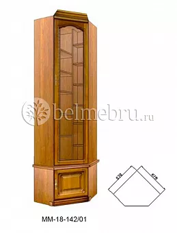 Шкаф комбинированный Молодечно ММ-18-142/01 (угловой) купить в Москве - фото №1