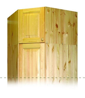 Антресольная секция к угл. Оскару 880х880 Н-510 купить в Москве - фото №1