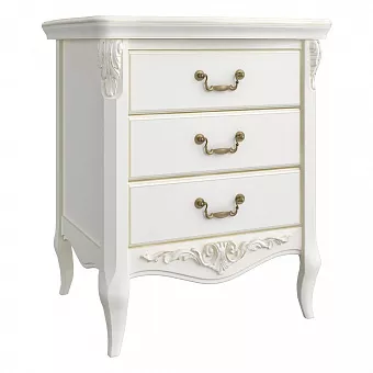 Прикроватная тумба 3 ящика Romantic art. R117 купить в Москве - фото №1