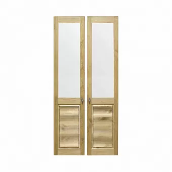 Комплект дверей к стеллажу Рауна 20 Бейц/масло купить в Москве - фото №1