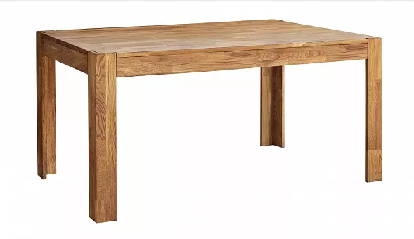 Стол обеденный "Прованс 06" L-образная нога, сечение ноги 12, ширина 140, дуб массив купить в Москве - фото №1