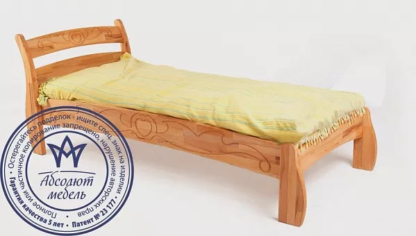 Кровать Буковка с подножием Б17 купить в Москве - фото №1