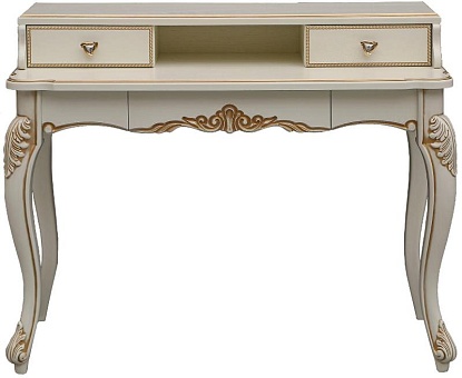 Стол "Альба 22Т" П 524.22 слоновая кость (с зол., с сер.) купить в Москве - фото №1