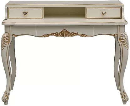 Стол "Альба 22Т" П 524.22 слоновая кость (с зол., с сер.) купить в Москве - фото №1