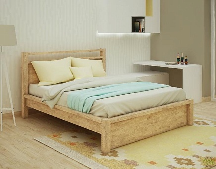 Кровать детская Англия из массива дуба купить в Москве - фото №1