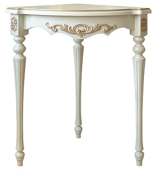 Стол-консоль П 613.10 слоновая кость (с зол., с сер.) купить в Москве - фото №1