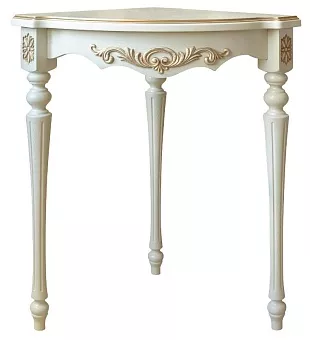 Стол-консоль П 613.10 слоновая кость (с зол., с сер.) купить в Москве - фото №1