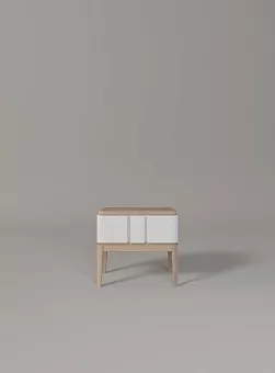 Тумба прикроватная ICONS РВ 401 Белый купить в Москве - фото №1