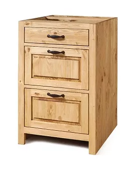 Шкаф-стол Шампань CH-BT2C 60 (3 ящика) купить в Москве - фото №1