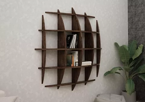 Полка Сфера 160 из массива дуба купить в Москве - фото №1