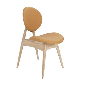 Стул Анастасия комфорт плюс без подлокотников с натуральной кожей купить в Москве - фото №1