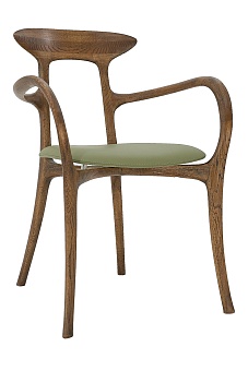 Стул Линда комфорт плюс с мягкой сидушкой из натуральной кожи купить в Москве - фото №1