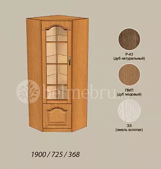 Модульная библиотека Вилия-М Шкаф комбинированный №10 С-01 купить в Москве - фото №1
