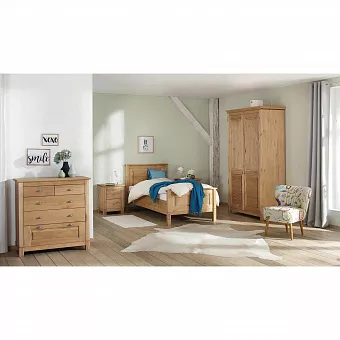 Набор мебели для спальни Рауна 1 (90х200) Бейц/масло купить в Москве - фото №1