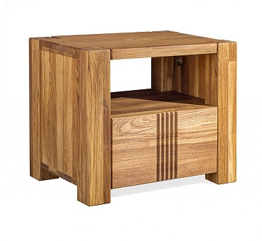 Тумба прикроватная "Валенсия",дуб  массив купить в Москве - фото №1