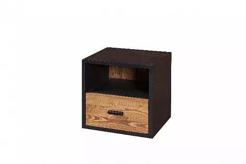 Куб с дверью и полкой ERICKA-CUBE1T+1N из массива сосны купить в Москве - фото №1 Куб с дверью и полкой ERICKA-CUBE1T+1N из массива сосны купить в Москве - фото №1